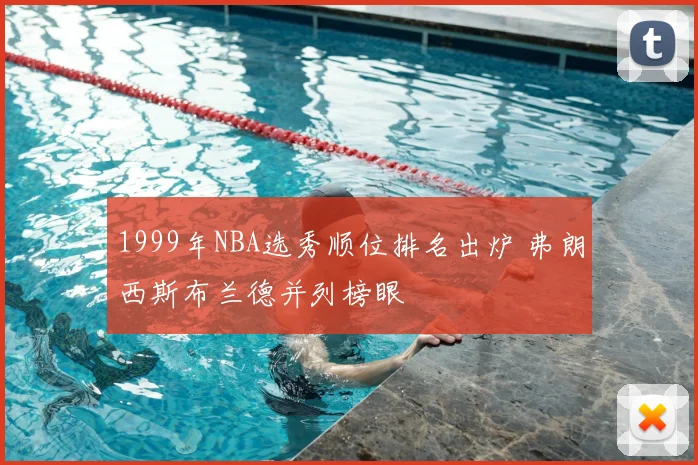 1999年NBA选秀顺位排名出炉 弗朗西斯布兰德并列榜眼